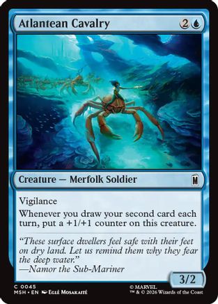Atlantean Cavalry (MSH - Marvel Super Heroes Foil)