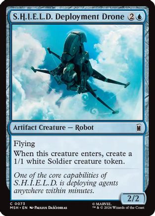 S.H.I.E.L.D. Deployment Drone (MSH - Marvel Super Heroes Foil)