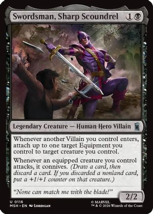 Swordsman, Sharp Scoundrel (MSH - Marvel Super Heroes Foil)