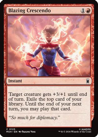 Blazing Crescendo (MSH - Marvel Super Heroes)