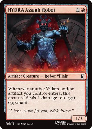 HYDRA Assault Robot (MSH - Marvel Super Heroes Foil)