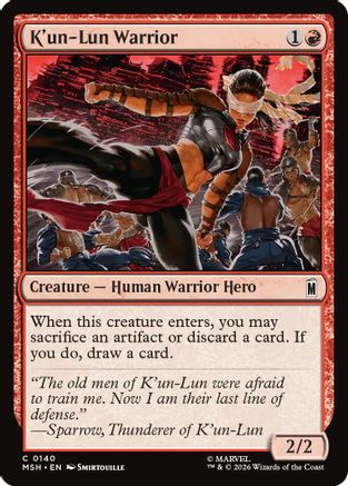 K'un-Lun Warrior (MSH - Marvel Super Heroes)