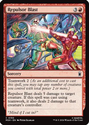 Repulsor Blast (MSH - Marvel Super Heroes Foil)