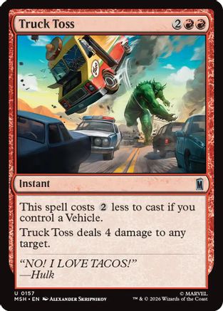 Truck Toss (MSH - Marvel Super Heroes)