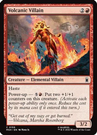Volcanic Villain (MSH - Marvel Super Heroes Foil)