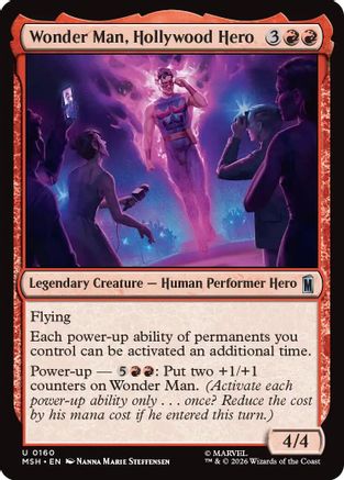 Wonder Man, Hollywood Hero (MSH - Marvel Super Heroes Foil)