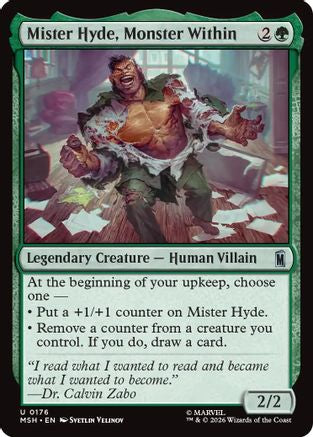 Mister Hyde, Monster Within (MSH - Marvel Super Heroes Foil)