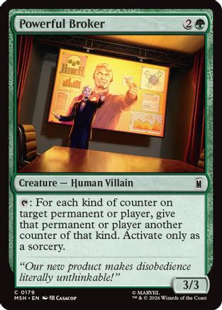 Powerful Broker (MSH - Marvel Super Heroes Foil)