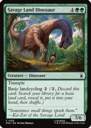 Savage Land Dinosaur (MSH - Marvel Super Heroes Foil)