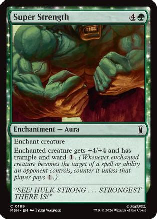 Super Strength (MSH - Marvel Super Heroes Foil)