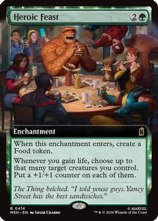 Heroic Feast (Extended Art) (MSH - Marvel Super Heroes)
