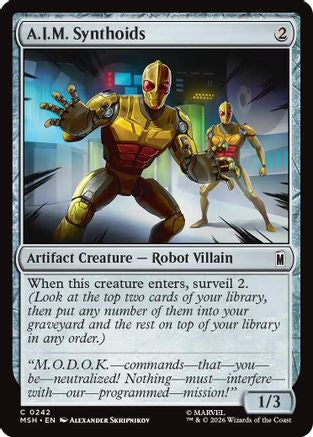 A.I.M. Synthoids (MSH - Marvel Super Heroes Foil)