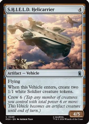 S.H.I.E.L.D. Helicarrier (MSH - Marvel Super Heroes Foil)
