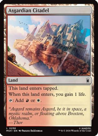 Asgardian Citadel (MSH - Marvel Super Heroes Foil)
