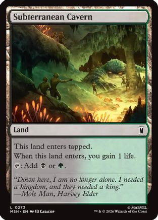 Subterranean Cavern (MSH - Marvel Super Heroes Foil)