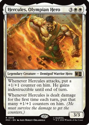 Hercules, Olympian Hero (MSC - Commander: Marvel Super Heroes)