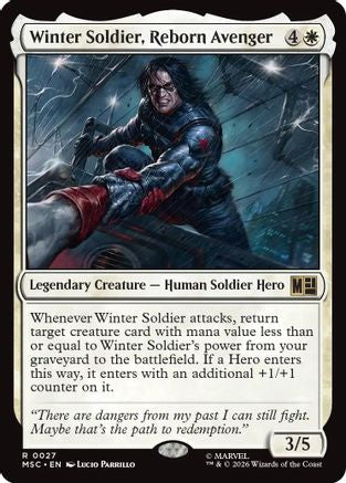Winter Soldier, Reborn Avenger (MSC - Commander: Marvel Super Heroes)