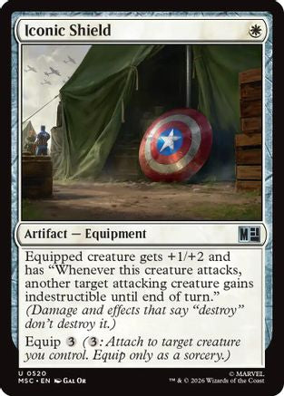 Iconic Shield (MSC - Commander: Marvel Super Heroes Foil)