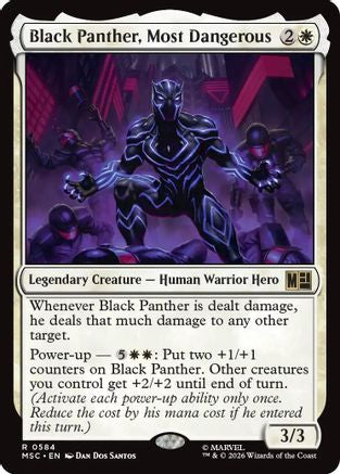 Black Panther, Most Dangerous (MSC - Commander: Marvel Super Heroes)