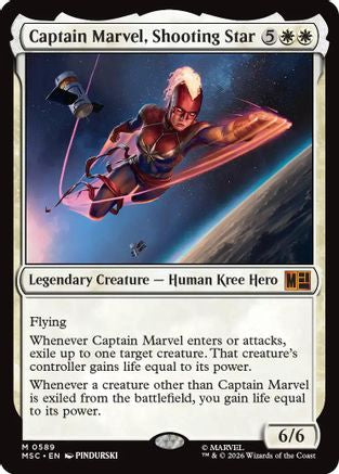 Captain Marvel, Shooting Star (MSC - Commander: Marvel Super Heroes Foil)