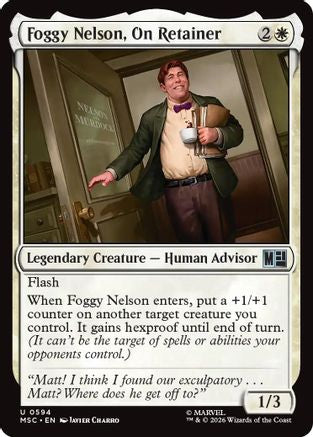 Foggy Nelson, On Retainer (MSC - Commander: Marvel Super Heroes)