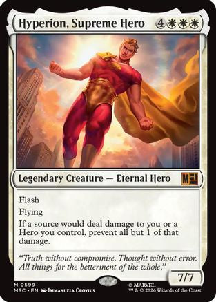 Hyperion, Supreme Hero (MSC - Commander: Marvel Super Heroes Foil)