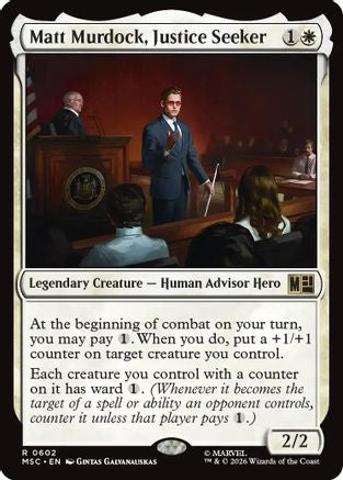 Matt Murdock, Justice Seeker (MSC - Commander: Marvel Super Heroes Foil)