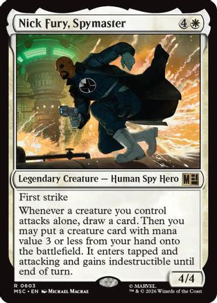 Nick Fury, Spymaster (MSC - Commander: Marvel Super Heroes)