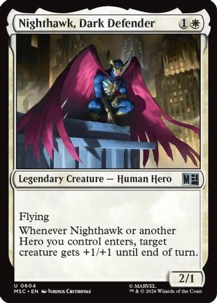 Nighthawk, Dark Defender (MSC - Commander: Marvel Super Heroes)
