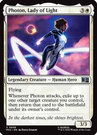 Photon, Lady of Light (MSC - Commander: Marvel Super Heroes Foil)