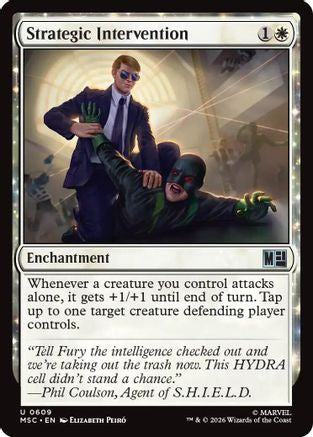 Strategic Intervention (MSC - Commander: Marvel Super Heroes Foil)