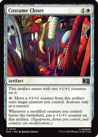 Costume Closet (MSC - Commander: Marvel Super Heroes Foil)