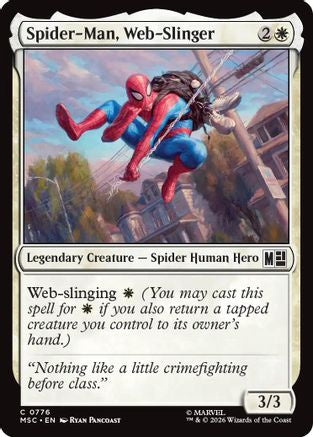 Spider-Man, Web-Slinger (MSC - Commander: Marvel Super Heroes Foil)