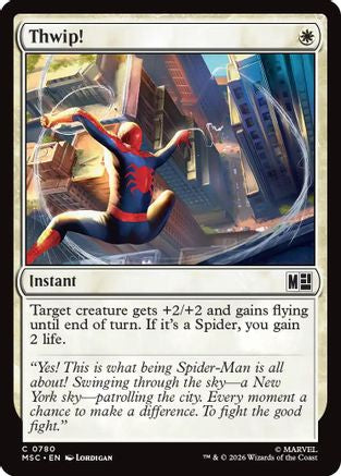 Thwip! (MSC - Commander: Marvel Super Heroes Foil)