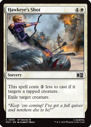 Hawkeye's Shot (MSC - Commander: Marvel Super Heroes)