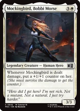 Mockingbird, Bobbi Morse (0842) (MSC - Commander: Marvel Super Heroes)