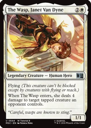 The Wasp, Janet Van Dyne (MSC - Commander: Marvel Super Heroes)
