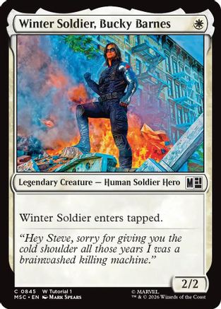Winter Soldier, Bucky Barnes (MSC - Commander: Marvel Super Heroes)