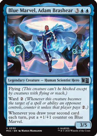 Blue Marvel, Adam Brashear (MSC - Commander: Marvel Super Heroes)