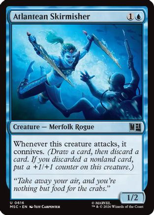 Atlantean Skirmisher (MSC - Commander: Marvel Super Heroes)