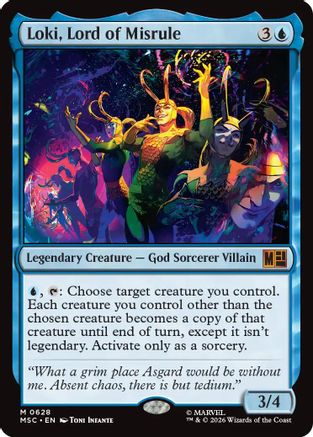 Loki, Lord of Misrule (MSC - Commander: Marvel Super Heroes)