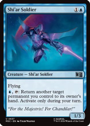 Shi'ar Soldier (MSC - Commander: Marvel Super Heroes)