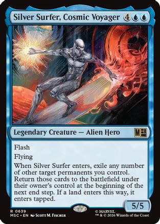 Silver Surfer, Cosmic Voyager (MSC - Commander: Marvel Super Heroes Foil)