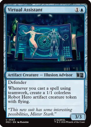 Virtual Assistant (MSC - Commander: Marvel Super Heroes Foil)