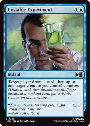 Unstable Experiment (MSC - Commander: Marvel Super Heroes)