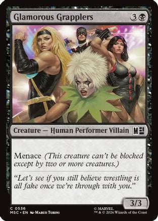 Glamorous Grapplers (MSC - Commander: Marvel Super Heroes Foil)