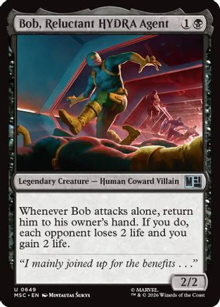 Bob, Reluctant HYDRA Agent (MSC - Commander: Marvel Super Heroes)
