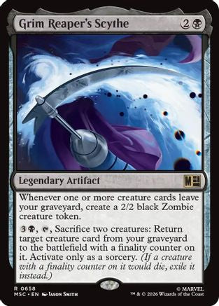 Grim Reaper's Scythe (MSC - Commander: Marvel Super Heroes Foil)
