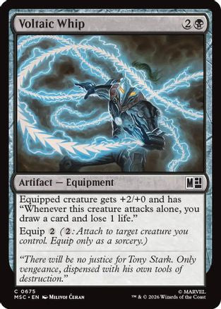 Voltaic Whip (MSC - Commander: Marvel Super Heroes)