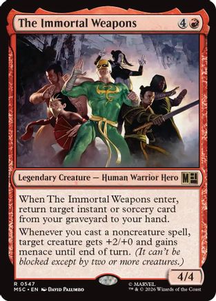 The Immortal Weapons (MSC - Commander: Marvel Super Heroes)